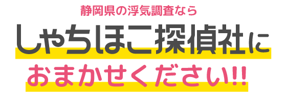 静岡県浜松市の浮気調査ならしゃちほこ探偵社におまかせください!!